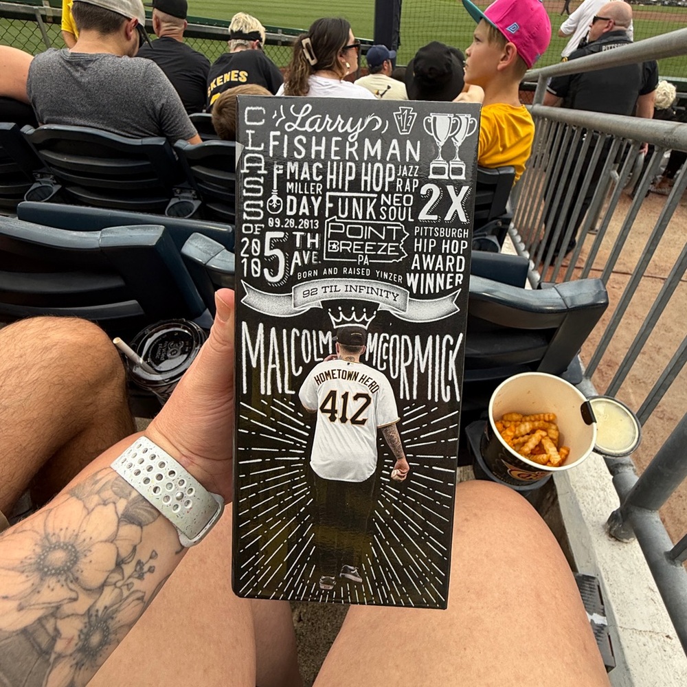 Mac Miller Pittsburgh Pirates Bobblehead 2025 PNC Park Giveaway NEW in Clamshell
